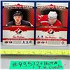 Image 2 : NHL HOCKEY - 2 x Northern Stars Foil Holo - Reinhart & Bourque