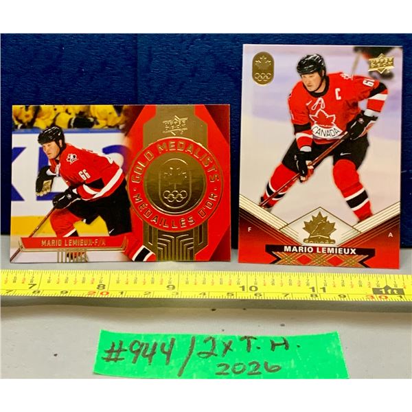 NHL HOCKEY - 2 x Mario Lemieux Tim Hortons 2026 Cards!