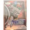 Image 3 : NHL HOCKEY - 2021-22 Rare Miro Heiskanen Metal Universe Auto Card Graded 9.5 MINT!