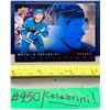 Image 1 : NHL HOCKEY - Macklin Celebrini COMPOSITIONS Blue Foil Holo Card