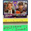Image 1 : NHL HOCKEY - Connor McDavid Cracked Ice Rare MVP Before & After All Star Game Card