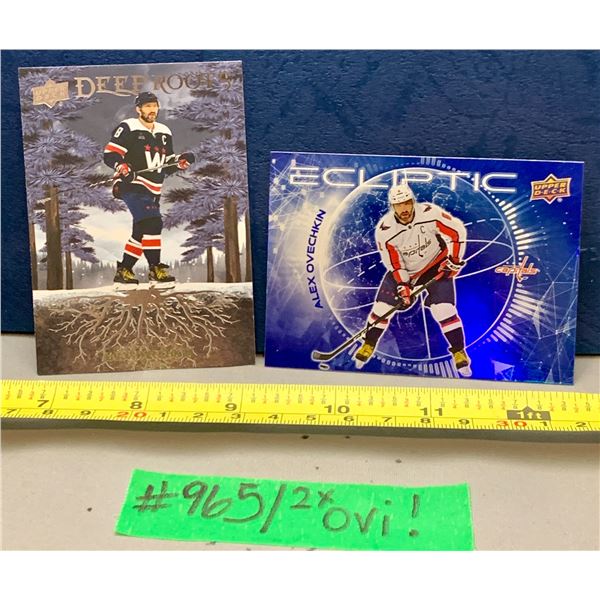 NHL HOCKEY - 2 x 2023 Alex Ovechkin Special Insert Cards