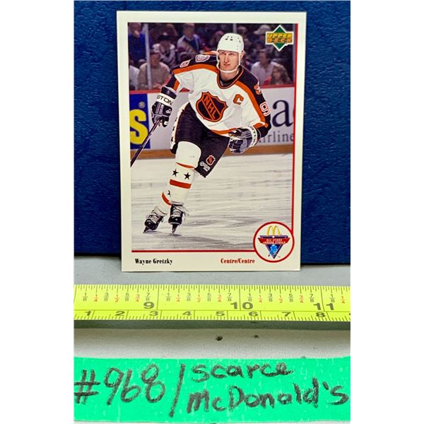 NHL HOCKEY - Wayne Gretzky Rare McDonalds All Star Card
