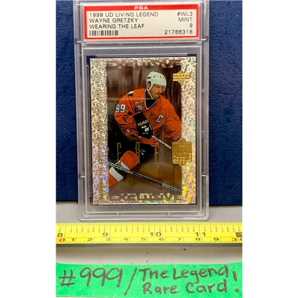 NHL HOCKEY - 1999 UD Living Legend Wearing of the Leaf Team Canada Foil Holo PSA Graded 9!