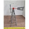 Image 1 : Metal windmill- 16"H