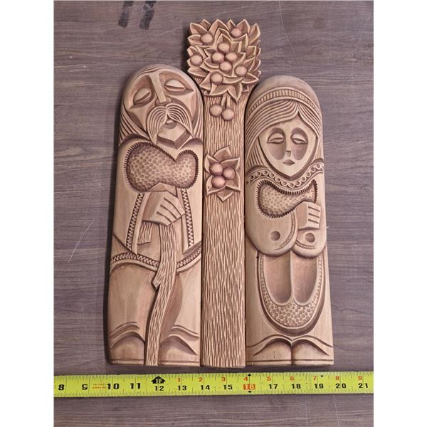 Ukrainian hand carved wooden folk art