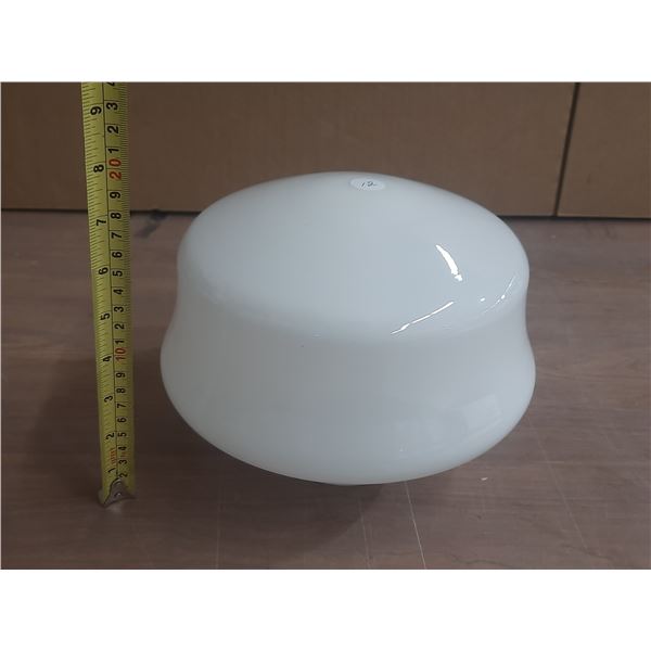 Vintage White Milk Glass Lamp Shade.