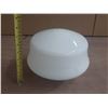 Image 1 : Vintage White Milk Glass Lamp Shade.