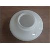 Image 3 : Vintage White Milk Glass Lamp Shade.