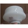 Image 4 : Vintage White Milk Glass Lamp Shade.