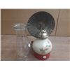 Image 2 : Vintage Ceramic Ok Lamps With Stamps and Globe.