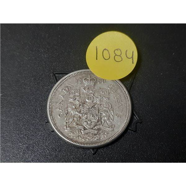 1960 Canada Silver Half Dollar.