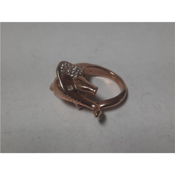 Elephant  Ring - Size 6.5 - Weight 14.4g.
