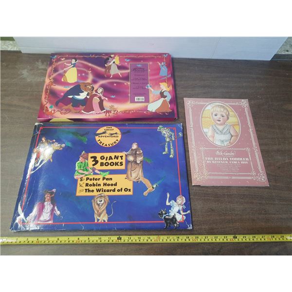 The Great Adventures Treasury, The Walt Disney Princess Treasure Chest and Vintage paper doll set ti