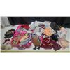 Image 1 : Collection of Vintage Doll Clothes of Different Sizes In Pink Case.