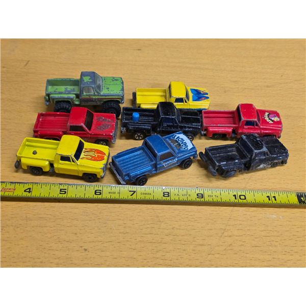 Square body toy trucks
