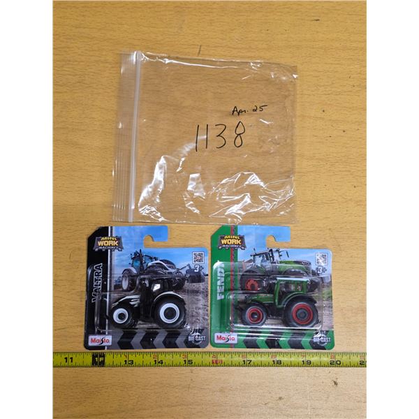Toy tractors- Fendt and Valtra