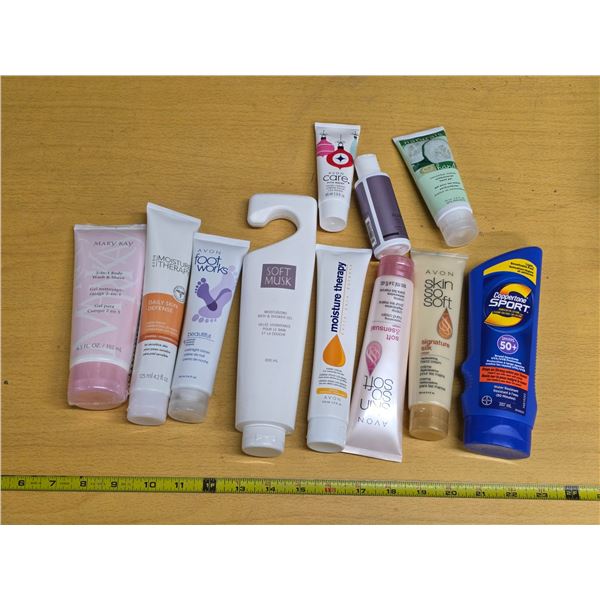 Lot of various lotions