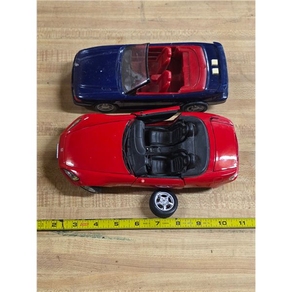 1:18 honda and mustang -toy cars