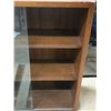 Image 3 : Book cabinet with 2 glass sliding doors- 28" by 12" by 34"H