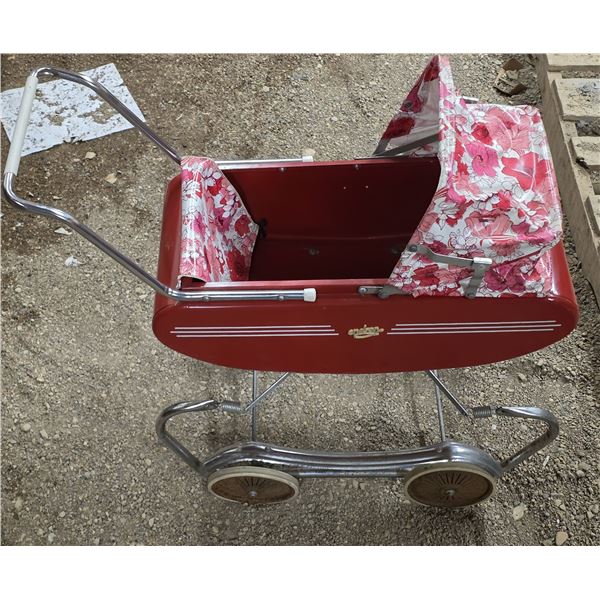 Red baby doll carriage