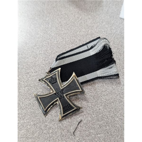 WWI Imperial German 1914 Iron Cross 2nd Class Marked W