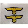 Image 1 : (2) Vintage German WWII Embroidery Badges