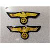 Image 3 : (2) Vintage German WWII Embroidery Badges