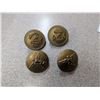 Image 1 : (4) Vintage Nazi Germany Buttons (Glue Left On)