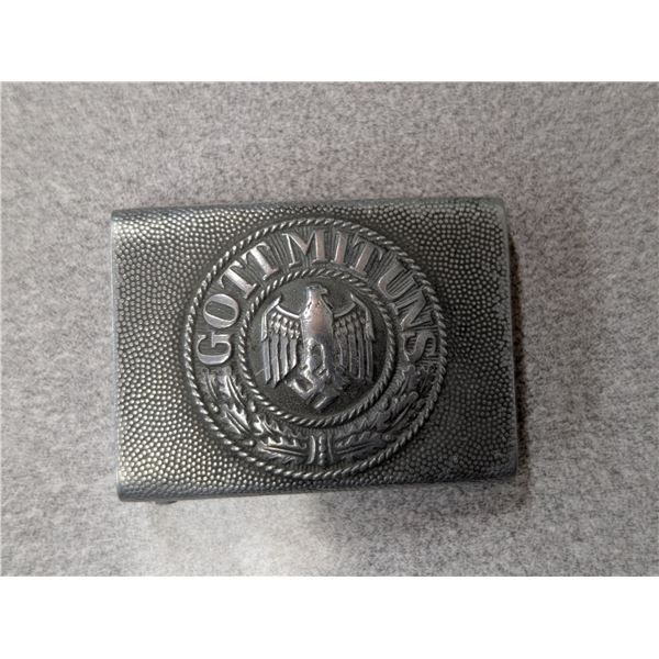 Vintage GOTT MITUNS Nazi Germany Belt Buckle
