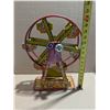 Image 2 : Vintage Hercules Ferris Wheel #172 J. Chein Tin Lith Wind Up Toy