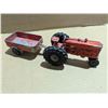 Image 1 : Vintage Firestone Model Tractor w/ Trailer Lincoln Toys