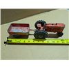 Image 2 : Vintage Firestone Model Tractor w/ Trailer Lincoln Toys