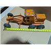 Image 2 : Vintage Lincoln Construction Toys No.5401 Road Grader