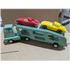 Image 1 : Vintage Tonka Truck w/ Automotive Transport and (2) Plastic toy Cars