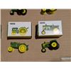 Image 3 : Vintage (8) John Deere Miniature Toy Tractor Collection (Info Shown on Boxes)