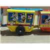 Image 4 : Vintage Disneyland 3 Cart and Train Wind up Toy (Works)