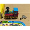 Image 3 : Vintage Mechanical Magic Choo Choo Wind Up Train w/ original Box (Works)