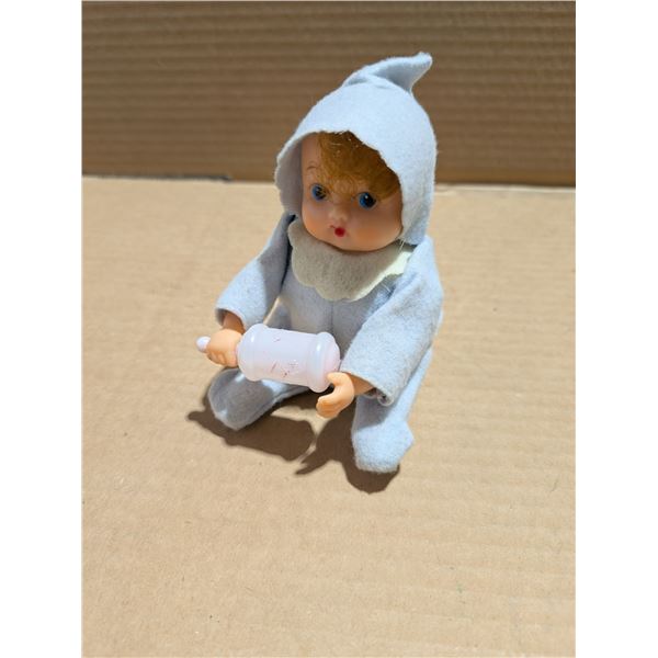 Vintage Wind Up Baby Squeak Toy (Works)