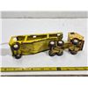 Image 4 : Tonka truck with trailer- 10"L
