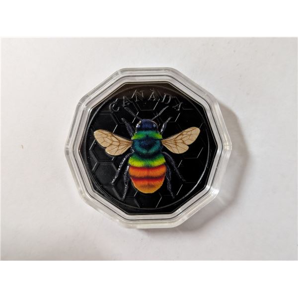 Maple Leaf Mint Proudly Canadian Pure Copper .999 1 oz AVDP Cutvre Pur Bee Design 0502/2500