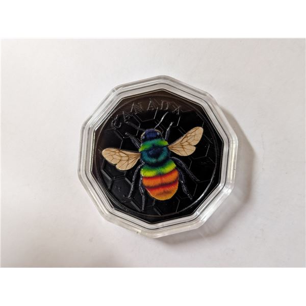 Maple Leaf Mint Proudly Canadian Pure Copper .999 1 oz AVDP Cutvre Pur Bee Design 0624/2500