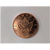 Image 1 : Canada Maple Leaf Copper .999 Fine USA One A.Y.D.P. Ounce Coin