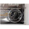Image 2 : 1943 Genuine Steel Wartime Wheat Penny w/ Certificate of Authenticity