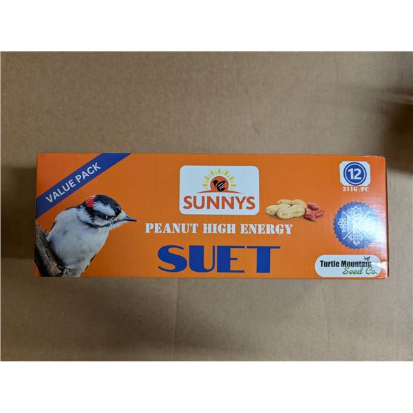Value Pack Sunnys Peanut High Energy Suet 12 Pack