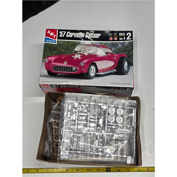1957 Corvette Gasser model car