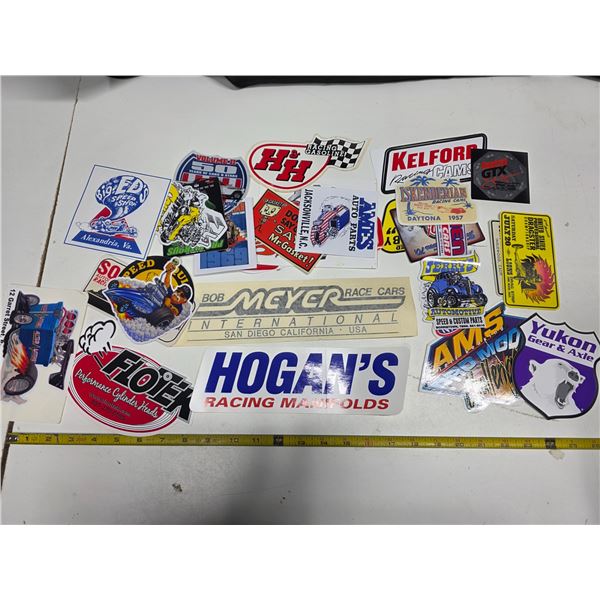 Approx 30 collectable stickers/decals