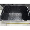 Image 2 : Black storage tote- 17"H