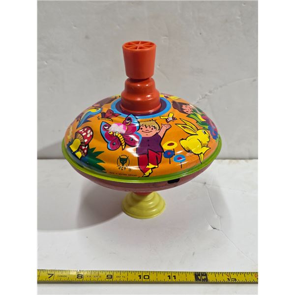 Tin Fuchs spin top toy