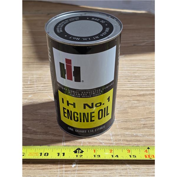 International Engine oil 1 quart- full